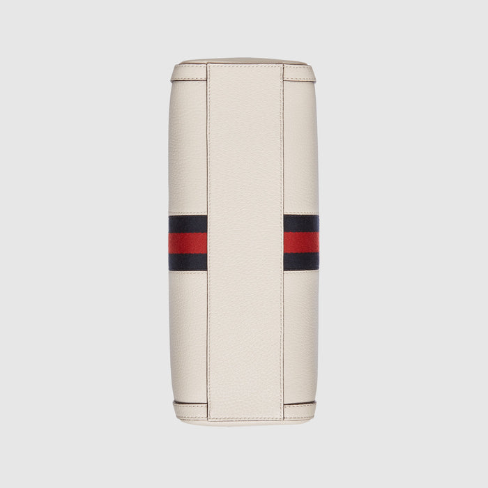Gucci Ophidia Medium Top Handle Bag White