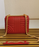 Prada Diagramme Medium Leather Bag Red