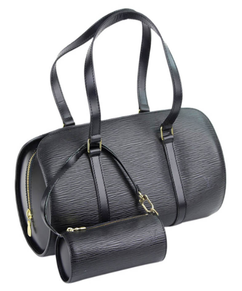 LV Soufflot Bag Black Epi Leather Noir