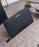 Prada Saffiano and Crocodile Leather Wallet All Black With Crocodile Insert