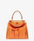 Fendi Peekaboo Iconic Medium Orange Leather Bag
