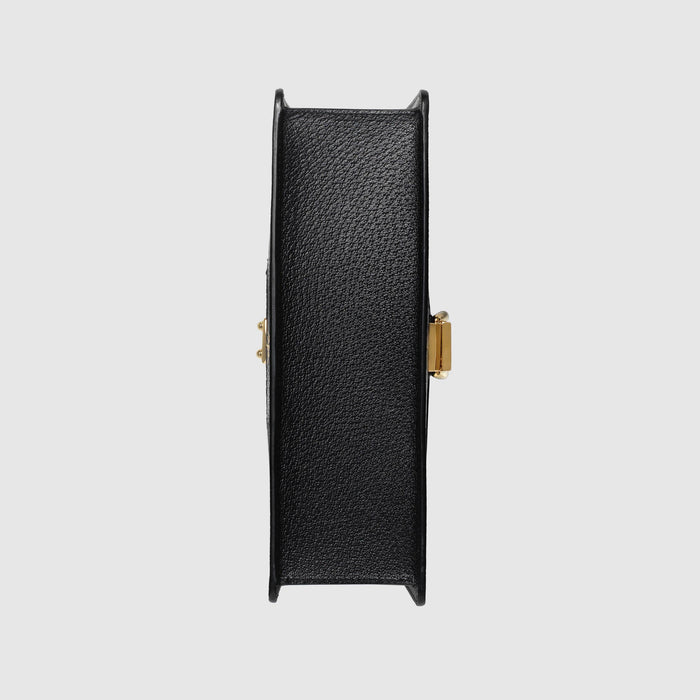 Gucci Sylvie Bee Star Small Shoulder Bag Black