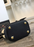 Prada Panier Medium Straw Bag Black