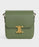 Celine Medium Triomphe Bag In Shiny Calfskin Light Khaki