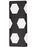 LV Brazza Wallet Epi Leather Hexagon Black