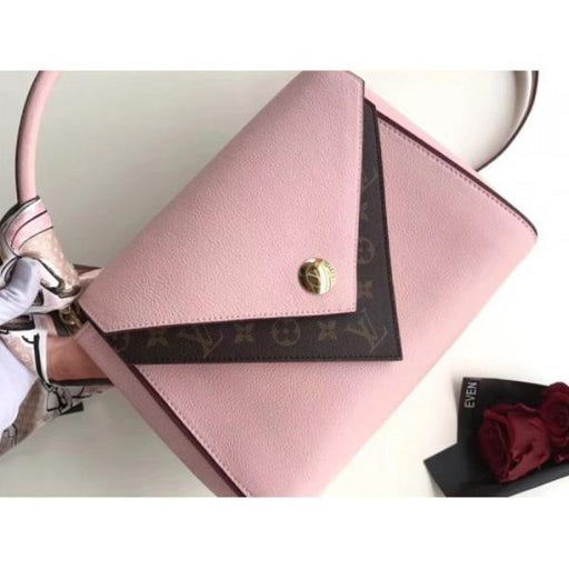 LV Double V Handbag Rose Poudre