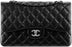 Chanel Classic Jumbo Double Flap Bag Black Silver Hardware
