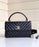 Chanel Flap Bag With Top Handle Black