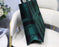 Dior Book Tote In Green & Black Embroidered Canvas