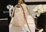 Chanel 19 Large Flap Bag Beige