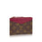 LV Zipped Card Holder Monogram Raisin Purple