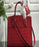 LV City Steamer PM Crocodilien Briliant Cerise