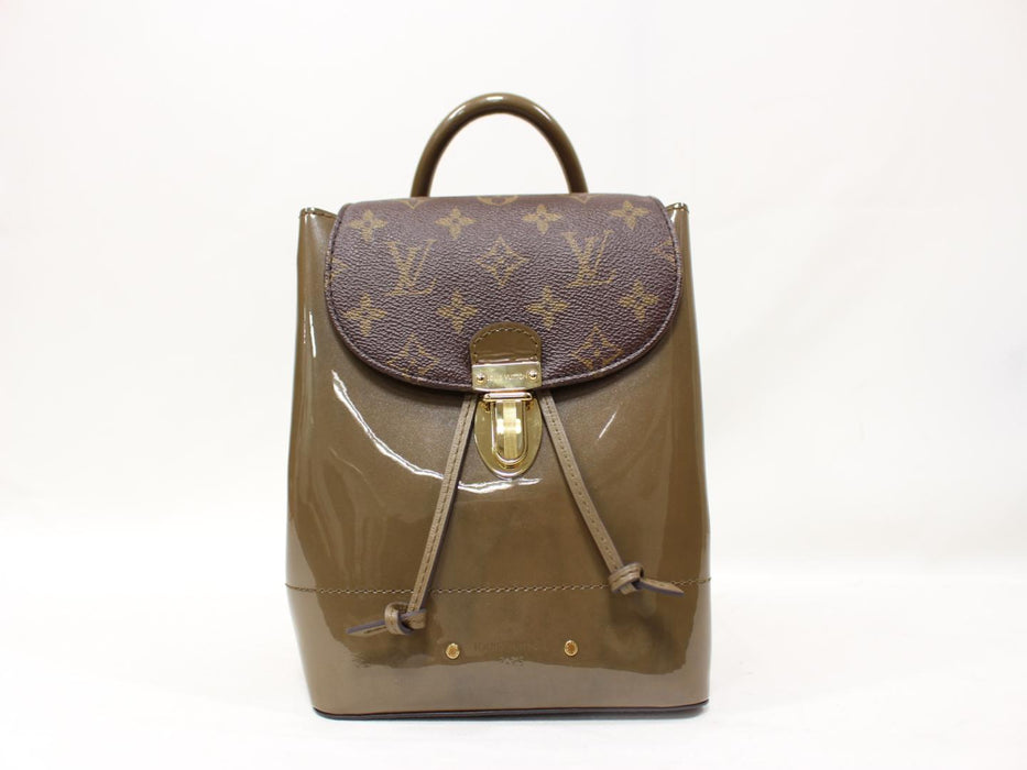 LV Hot Springs Backpack Patent Leather