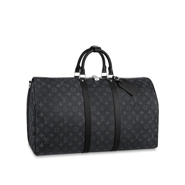LV Keepall Bandouliere 55 Monogram Eclipse
