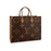 LV Onthego Monogram Canvas &amp; Monogram Reverse Canvas GM