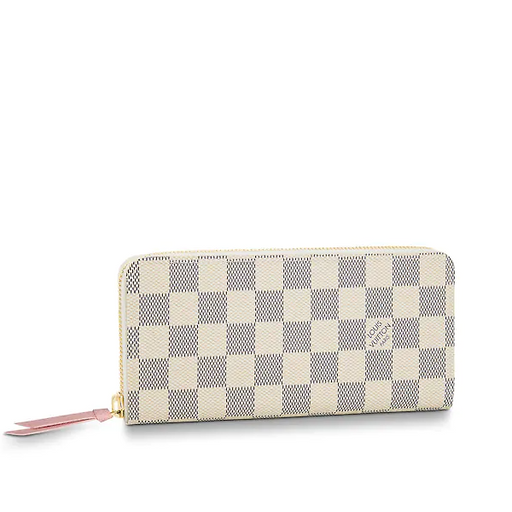 LV Zippy Wallet Damier Azur