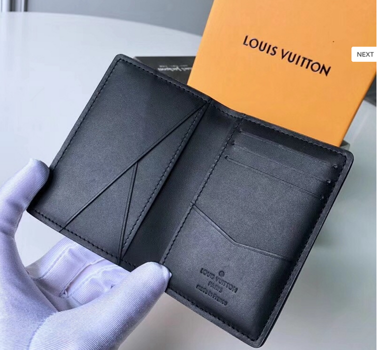 LV Pocket Organizer Dark Infinity Leather