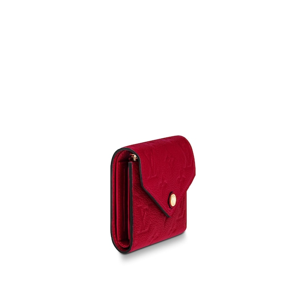 LV Zoé Wallet Monogram Empreinte Scarlet