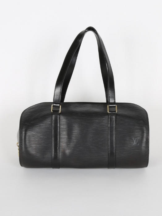 LV Soufflot Bag Black Epi Leather Noir