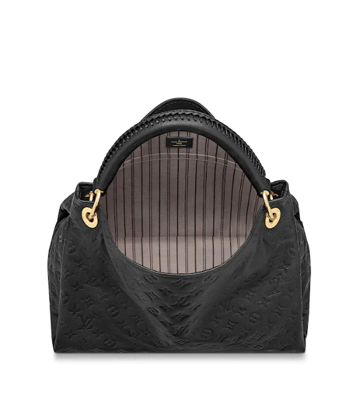 LV Artsy MM Monogram Empreinte Leather Noir