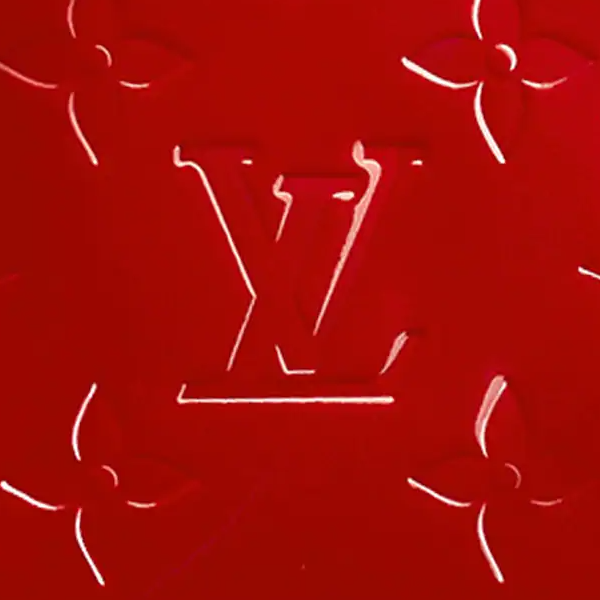 LV Cosmetic Pouch Monogram Vernis Leather Cherry