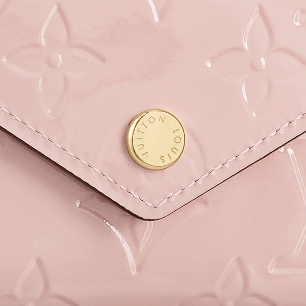 LV Victorie Wallet Monogram Vernis Leather Rose Ballerine
