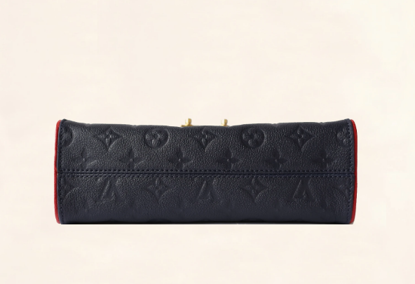 LV Saint Sulpice PM Monogram Empreinte Leather Marine Rouge