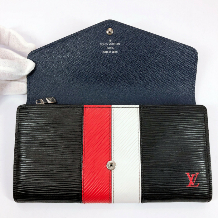 LV Zippy Wallet Epi Stripes special edition Noir