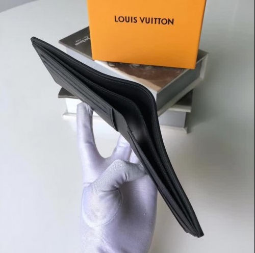 LV Fall-Winter 2018 Multiple Wallet Dark Infinity Leather