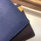 LV Patchwork Multiple Wallet Epi Leather Blue