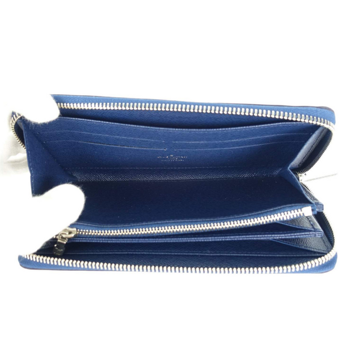 LV Zippy Organizer Epi Leather Navy