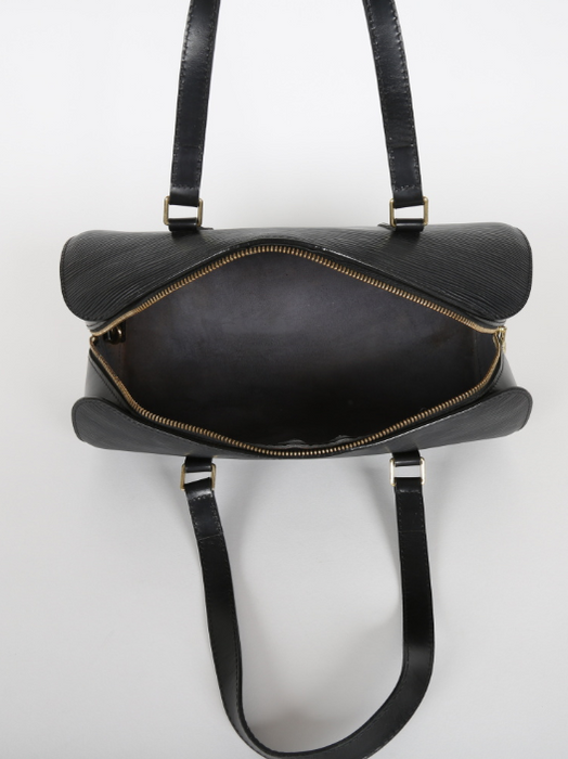 LV Soufflot Bag Black Epi Leather Noir