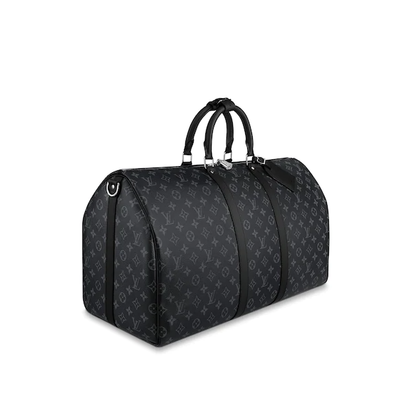 LV Keepall Bandouliere 55 Monogram Eclipse
