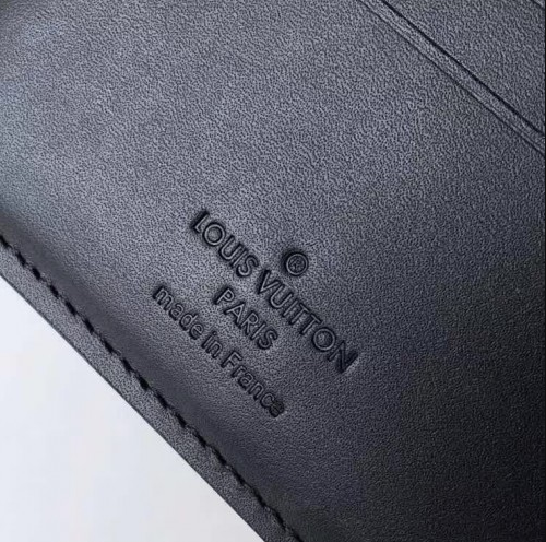 LV Fall-Winter 2018 Multiple Wallet Dark Infinity Leather