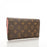 LV Jeanne Wallet Monogram Rose Ballerine Pink