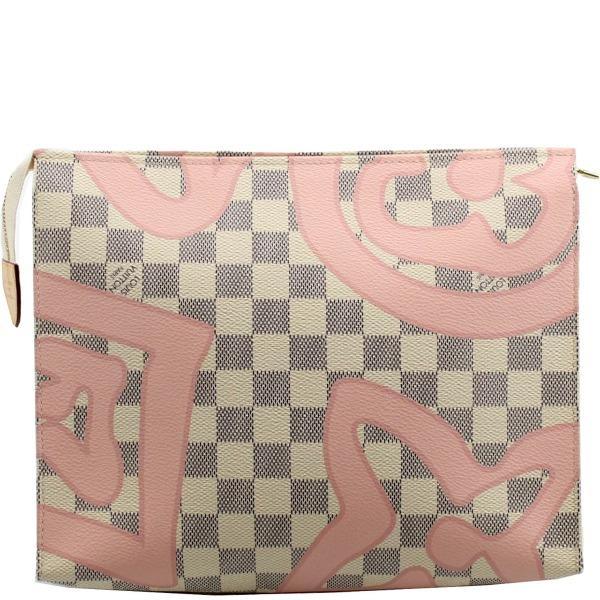 LV Toiletry Pouch 26 Damier Azur Canvas