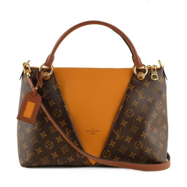 LV V Tote MM Monogram Safran