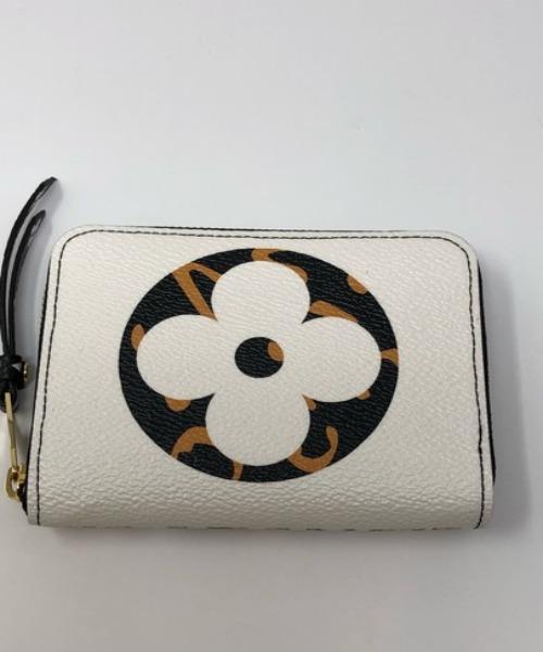LV Jungle Zippy Coin Purse Giant Monogram Ivoire