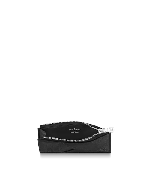 LV Coin Card Holder Taiga Leather