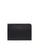 Prada Saffiano Leather Document Holder Triangle Logo Black