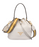 Prada Leather Bucket Bag White