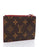 LV Zipped Card Holder Monogram Fuchsia Pink