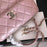 Chanel Small Flap Bag With Top Handle Pink