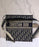 Dior Blue Oblique Embroidered Canvas Clutch