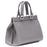 Gucci Zumi Grainy Leather Medium Top Handle Bag Dusty Gray