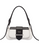 Prada Sidonie Leather Shoulder Bag White / Black