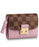 LV Croisette Compact Wallet Damier Ebene canvas w/ grained leather Magnolia
