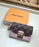 LV Croisette Compact Wallet Damier Ebene canvas w/ grained leather Magnolia