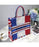 Dior Book Tote Bag Embroidered Canvas French Flag