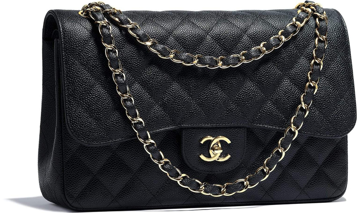 Chanel Large/Jumbo Classic Handbag Black